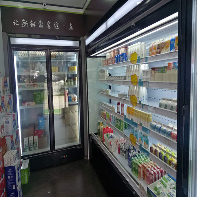 650L Panasonic Supermarket Refrigeration Equipments 0