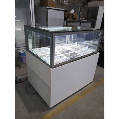 4ft 3 Layer Glass Table Top Ice Cream Display Freezer