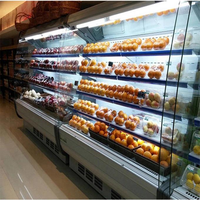 2M 1896W Supermarket Refrigeration Equipments For Fruit 1