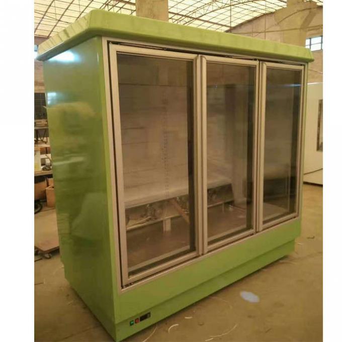 Vertical 1250L Supermarket Refrigeration Equipments 1