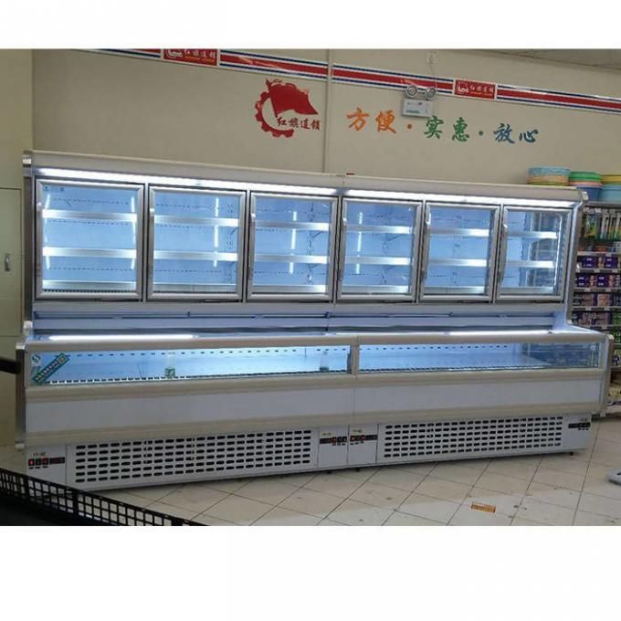 CE Combined R404A Upright Refrigerated Display Case 0