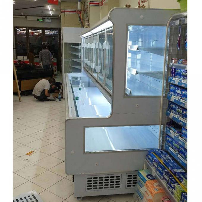 CE Combined R404A Upright Refrigerated Display Case 1