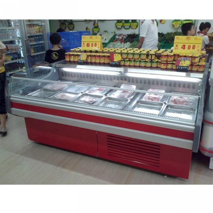 Top Open 200L 8ft Deli Meat Display Case For Store 2