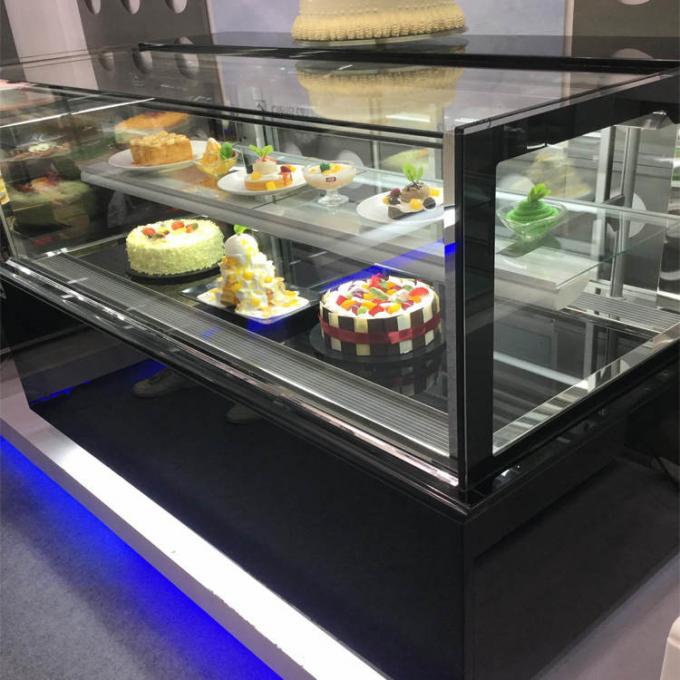 1800*730*1100mm Commercial Bakery Equipments 6ft Display Fridge R134A 0
