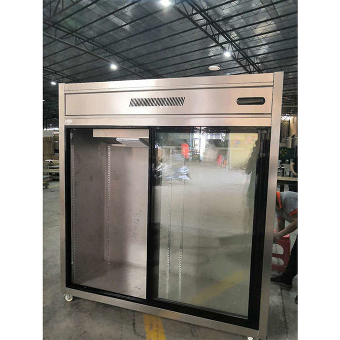 Sliding Glass Door 900W 1300L Commercial Fridge Freezer