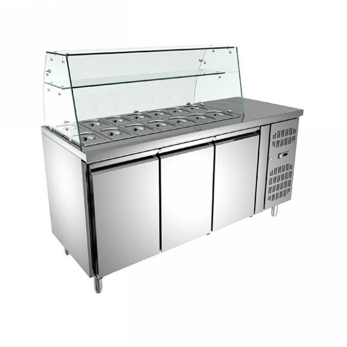 304 Stainless Steel R134A Custom Commercial Refrigerator 1