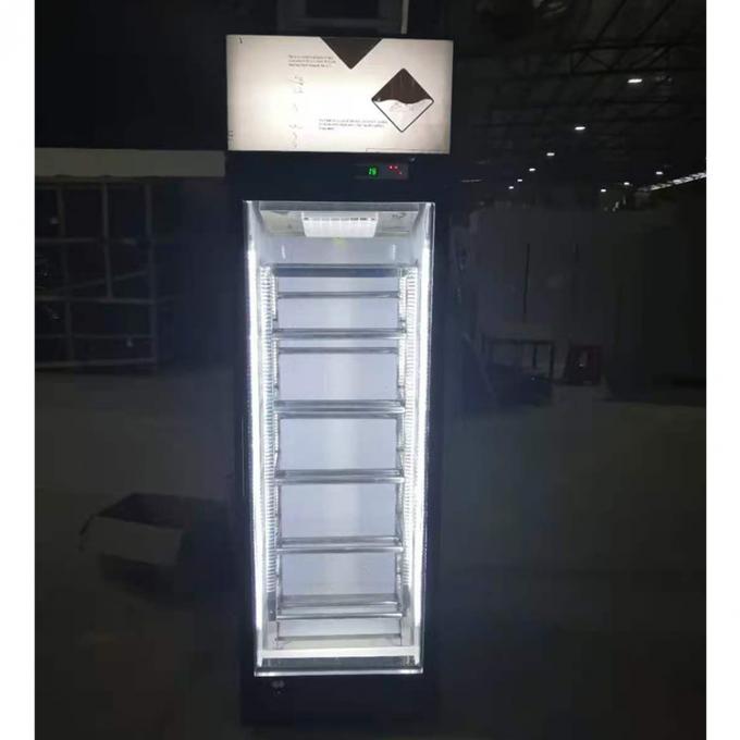Fan Cooling 450L Convenience Store Display Cooler For Dairy 0