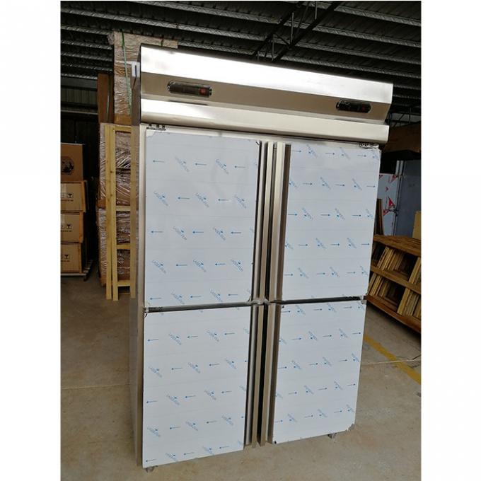 4 door 300W Commercial Stainless Steel Refrigerator Freezer 0