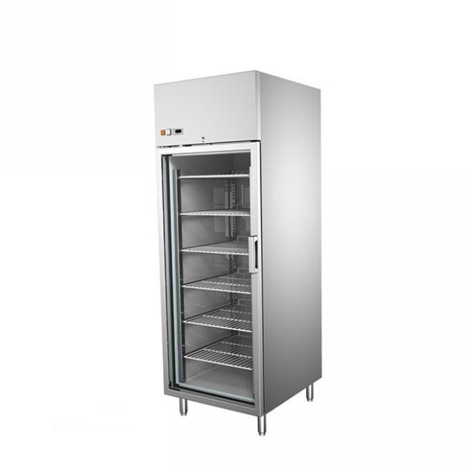 500L 260W Commercial Stainless Steel Refrigerator Freezer 1