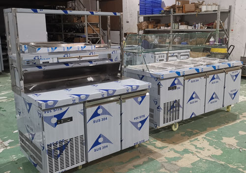 Latest company case about customized salad fridge for chain restaurant