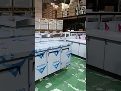 4 Door commercial counter table