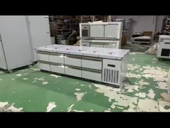 Commercial 8-Drawers Counter Table Under Counter Kitchen Workbench Refrigerator