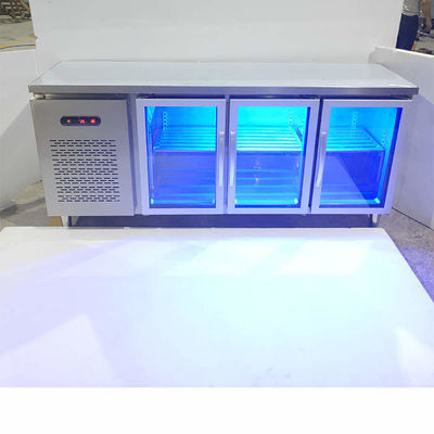 CE 550L Commercial Stainless Steel Refrigerator Freezer