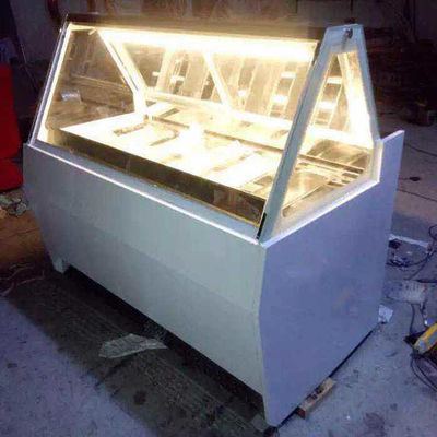 Automatic Defrost Ice Cream Scoop Commercial Display Freezer R404a 1500*1130*1350mm