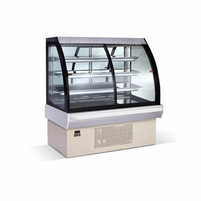 CPU Control Commercial Bakery Equipments 760W 4 Tier Pastry Display Refrigerator