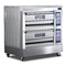 Commercial  Two Deck 4 Tray Bakery Oven Stainless Steel Material