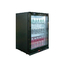 Hotel 108L Fan Cooling Display Fridge Beer Bar Refrigerator Glass Hinge Door Back Bar Cooler With CE