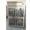 Air Flow System 360W SS Double Door Upright Chiller