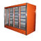 Glass Door 380V Supermarket Refrigeration Equipments
