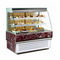 Air Cooling 1000W Bakery Refrigerator Showcase For Sandwich