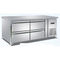 304SS 250W Commercial Fridge Freezer for kitchen