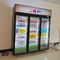 1500L Vertical Commercial Beverage Refrigerator Three Glass Door