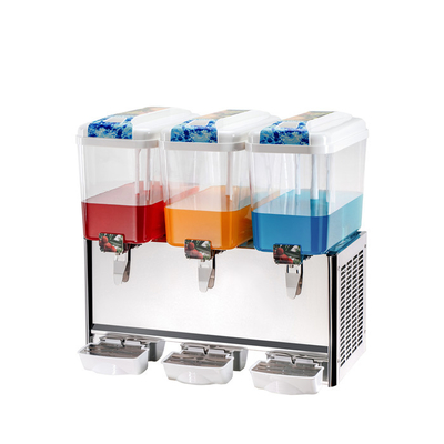 12L 24L 36L 48L Silver Juice Dispenser Machine With Plastic Tank