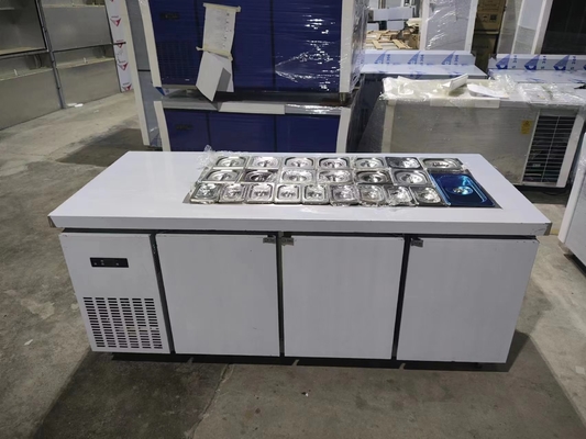 300L Under Counter Salad Chiller Commercial Table For Kitchen Restaurant