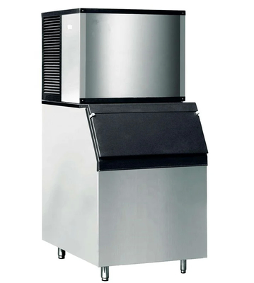 Secop Air Cooling 220V Commercial Ice Cube Maker 342 Ice Cubes Tray 454kg/24hours Production