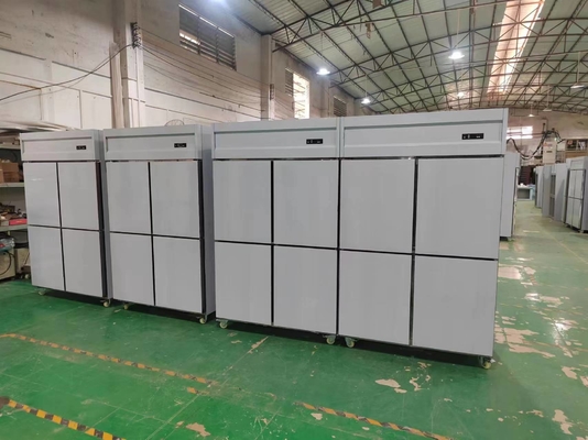 Commercial Upright Fridge Fan Cooling Kitchen Self-close Fridge for Restaurant