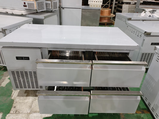 Commercial Drawers Counter Top 4-drawer Under Counter Kitchen Workbench Refrigerator