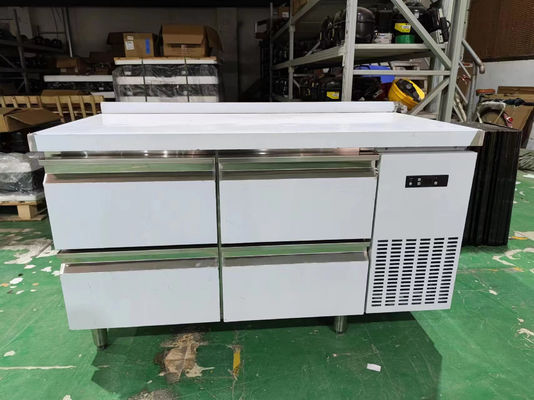 Commercial Drawers Counter Top 4-drawer Under Counter Kitchen Workbench Refrigerator