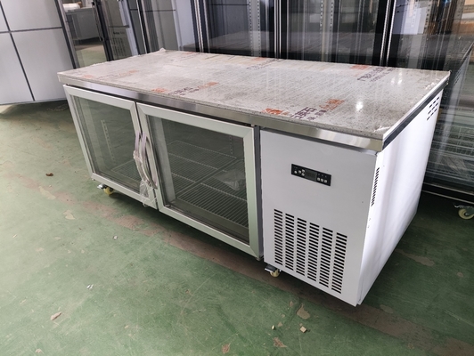 Under Counter Refrigerator for Restaurant Commercial Worktable with Glass Door