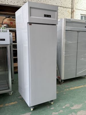 1-door Upright Freezer Commercial Restaurant Fridge Bakery Refrigerator with Trays