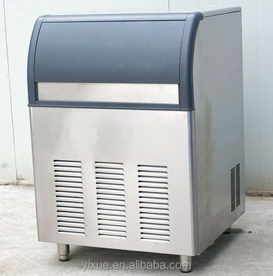 Commercial Under Counter Ice Cube Maker 90kg 220V Stainless Steel