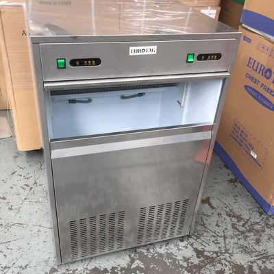 120kg/24h Bullet Ice Maker Machine 220V Stainless Steel Commercial