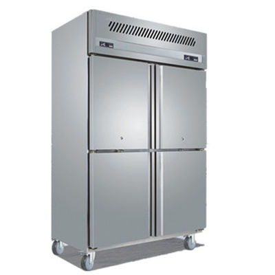 4 door 300W Commercial Stainless Steel Refrigerator Freezer