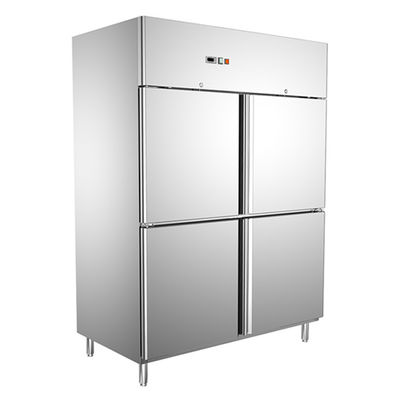 4 door 300W Commercial Stainless Steel Refrigerator Freezer