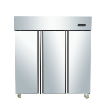 800W SS201 3 Door Upright Fridge for restaurant