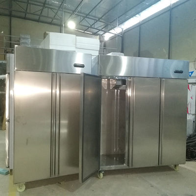 800W SS201 3 Door Upright Fridge for restaurant