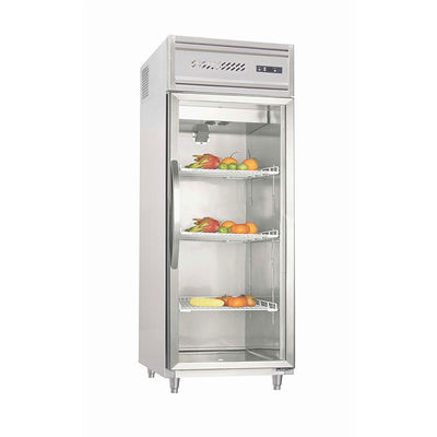 260W Self Closing Single Door Upright Chiller
