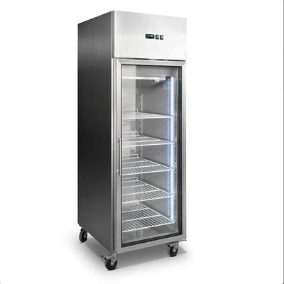 500L 260W Commercial Stainless Steel Refrigerator Freezer