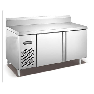 2 Door 1.8m Commercial Stainless Steel Refrigerator Freezer