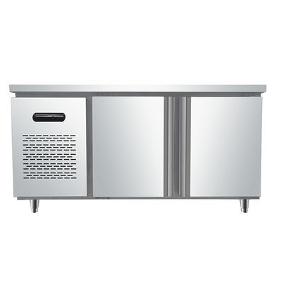 2 Door 1.8m Commercial Stainless Steel Refrigerator Freezer