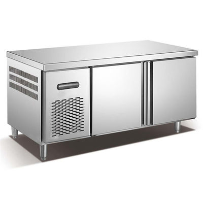 LED Display 1.5m Fan Cooling Under Counter Chiller 2 Door