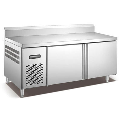 LED Display 1.5m Fan Cooling Under Counter Chiller 2 Door