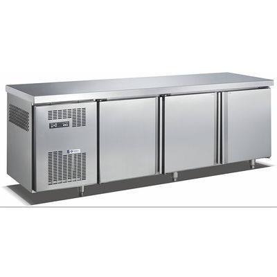 6ft 550L Commercial Stainless Steel Refrigerator Freezer