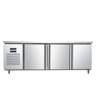6ft 550L Commercial Stainless Steel Refrigerator Freezer
