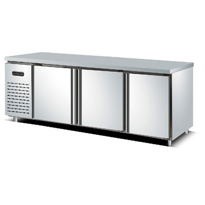 6ft 550L Commercial Stainless Steel Refrigerator Freezer