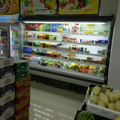 2M 1896W Supermarket Refrigeration Equipments For Fruit